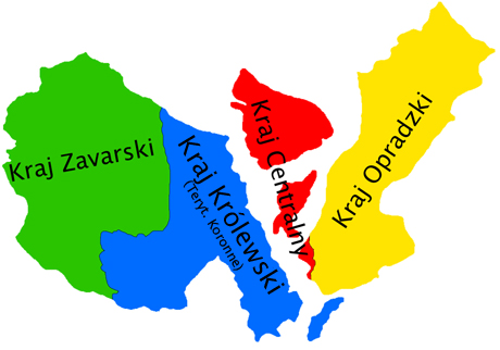 Mapa administracyjna Surmenii