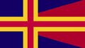 Pierwsza Flaga Cesarstwa Norweglandu obowiązująca od 29 marca 2020 roku.