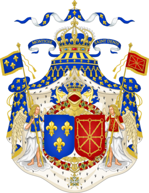 463px-Grand Royal Coat of Arms of France & Navarre.svg.png