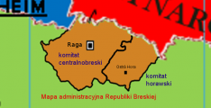 Mapa administracyjna Brech