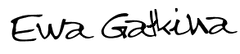 Podpis Ewy Gałkiny