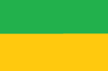 Flaga stanu Dolny Hawiland, przedstawiająca ziemie (zielony kolor) i pola (ciemno-żółty kolor). Flaga ta została zaprojektowana przez Voloslava von der Hova - hawilandzkiego biznesmena i polityka.