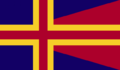 Druga Flaga Cesarstwa Norweglandu która zgodnie z Dekretem Cesarza[1] zastąpiła dotychczasową flagę.